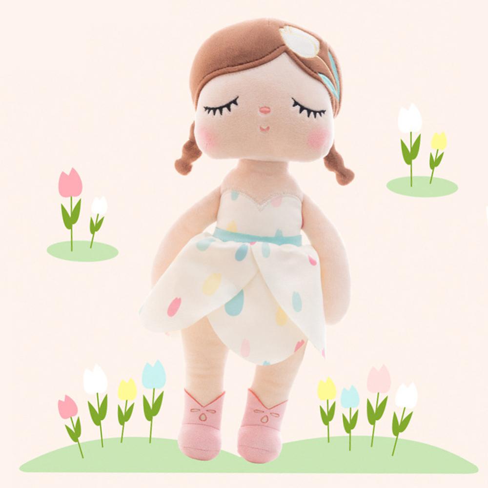 Timekey Metoo Angela Mainan Boneka Peri Bunga Bahan Plush Untuk Hadiah Ulang Tahun Anak Perempuan T7Z1