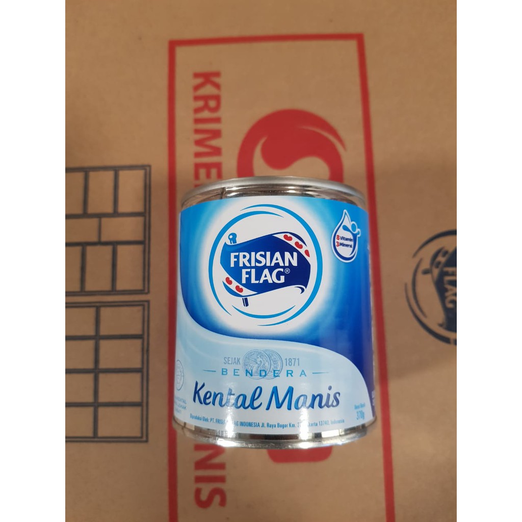 

Susu Kental Manis Frisian Flag (Bendera) 370ml