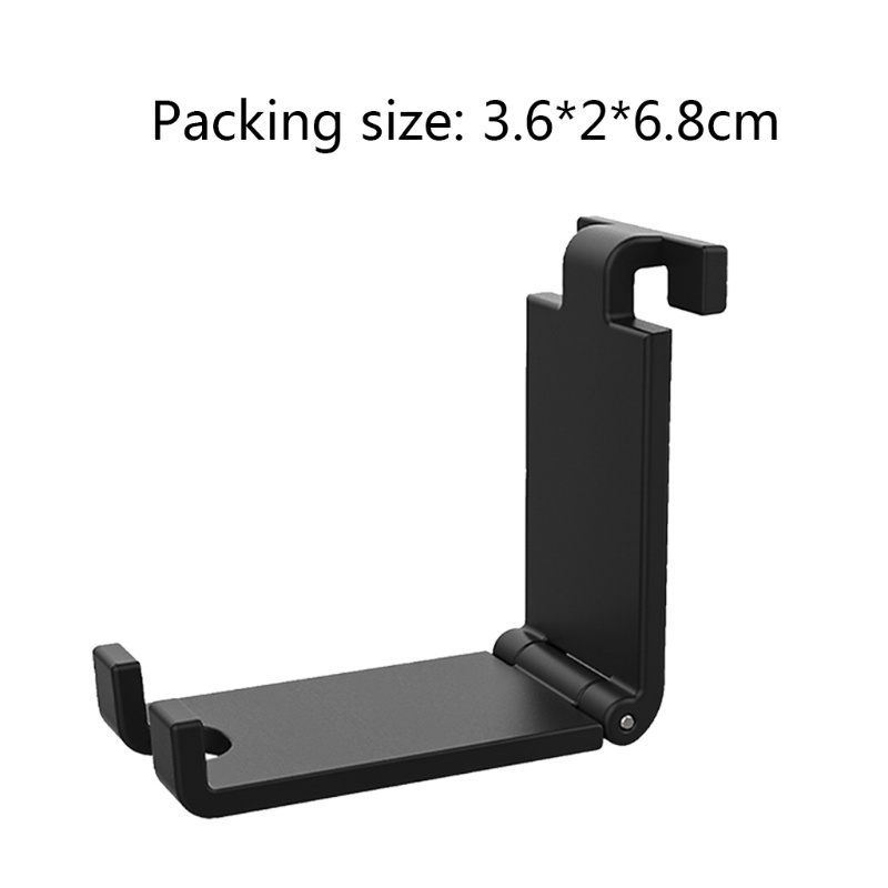 Btsg Gantungan Headphone Stand Tempel Dinding, Organizer Hemat Ruang Kait Dapat Dilipat, Holder ABS Tahan Lama Untuk Headset Gaming