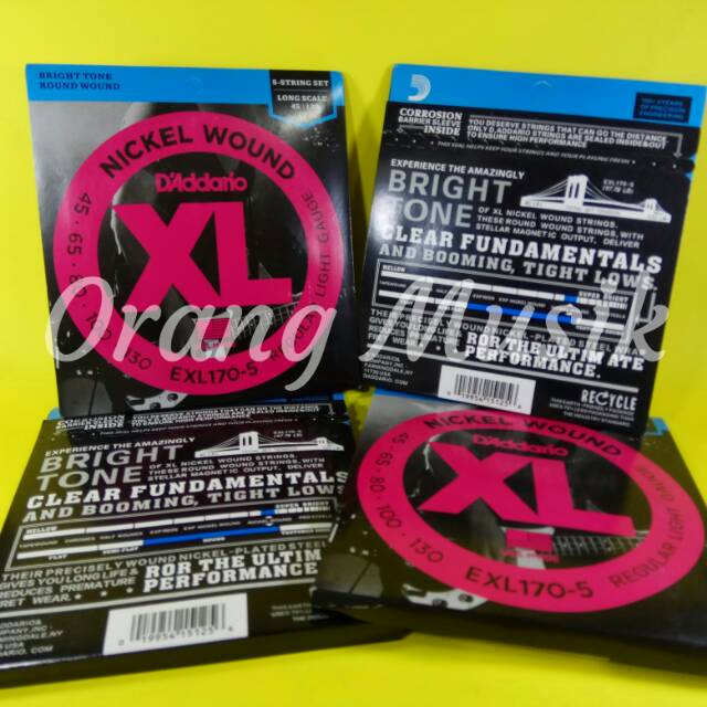 Senar Bass D Addario EXL170-5 5 String