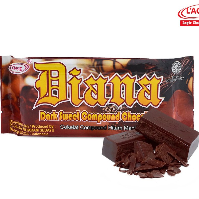 Cokelat Compound Batang Diana 250 Gram