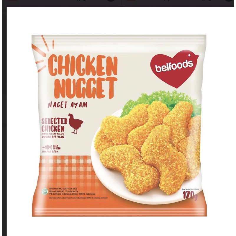 Jual Belfoods Chicken Nugget 170gr | Shopee Indonesia