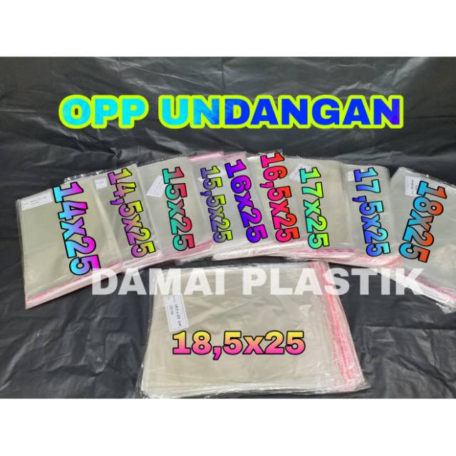 Plastik Opp Lem Plastik Sendok Garpu Plastik Roti Plastik Undangan 14x25 15x25 16x25 18x18