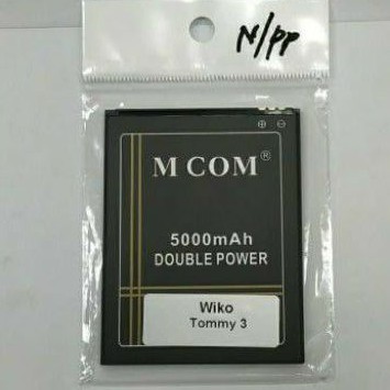 baterai wiko TOMMY 3 K600 double power battery batt batle wiko TOMMY 3