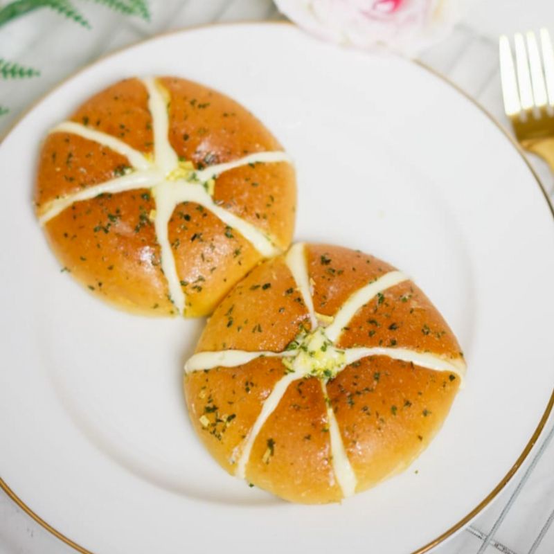 

Korean Garlic Cheese Bread