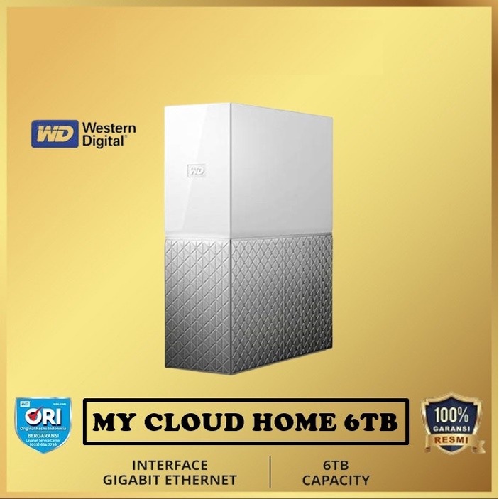 WD My Cloud Home 6TB - Hardisk Eksternal Personal Cloud Storage