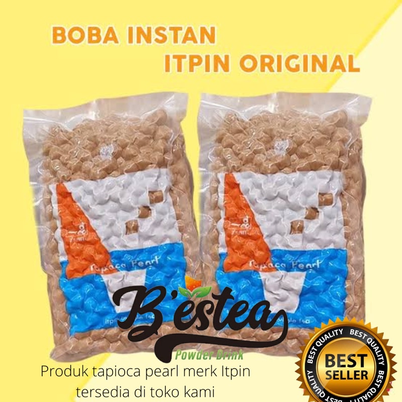 Topping Bubuk Minuman Tapioca Pearl Boba merk Itpin 1 kg