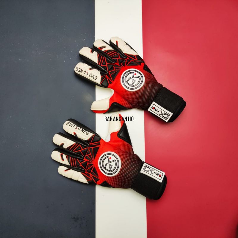 BONUS SABLON NAMA SARUNG TANGAN KIPER ORIGINAL GK PRO EVO NEG 1.0 MATRIX RED