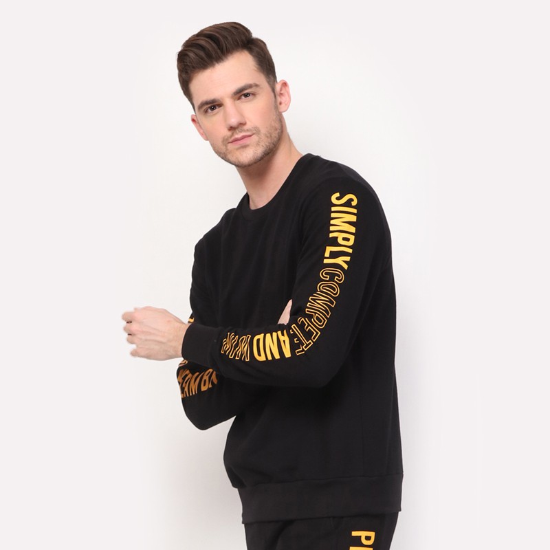 Rave Habbit Ganendra Sweatshirt Pria - Black