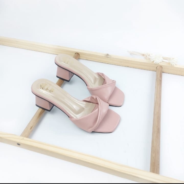 Heels Selop Wanita Kekinian Hak 5cm - ALTIR