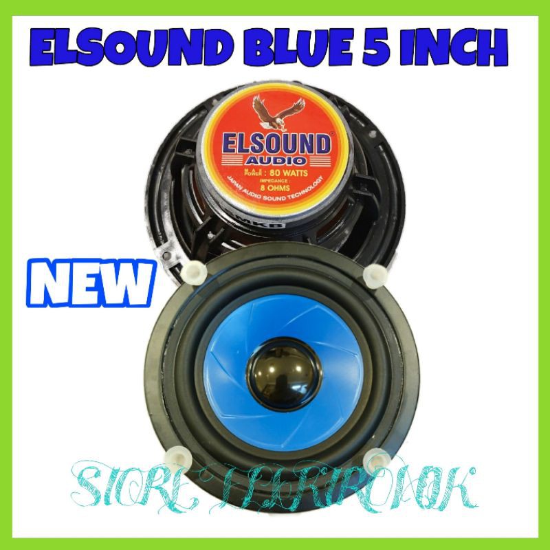 Speaker Elsound 5 Inch MK Blue 80 Watt Japan Audio Sound Technology