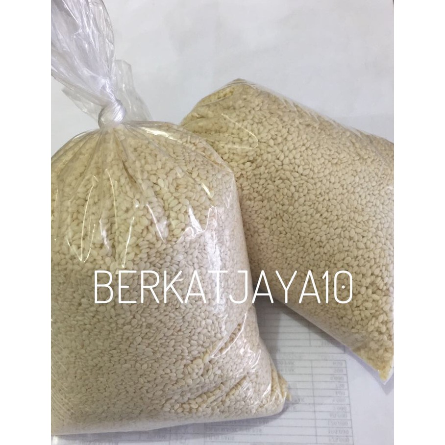 MURAH WIJEN Putih kiloan/ curah sesame seeds 250 Gram