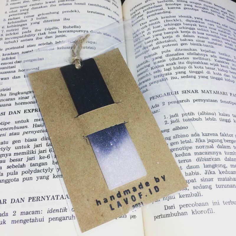

Bookmarks Resin (bisa custom)