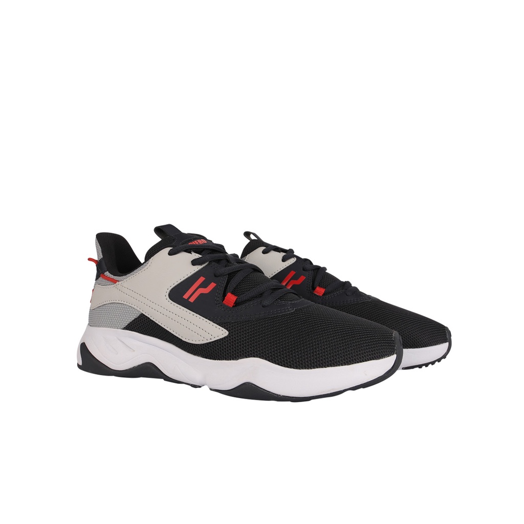 Sepatu Sneakers Pria  - Piero - Cruzer Asphalt Black Light Grey White P30174