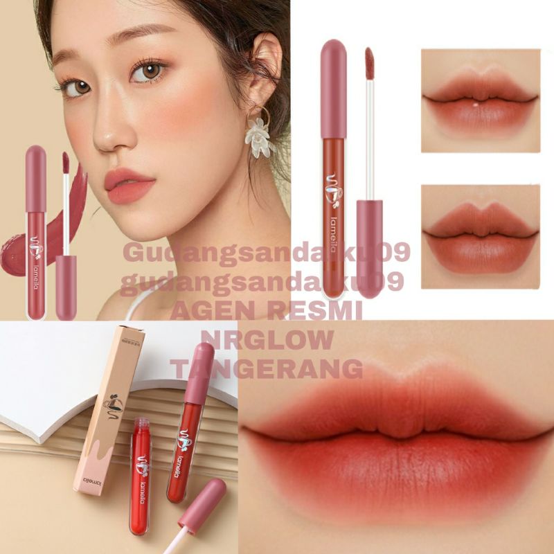 𝐌𝐀𝐓𝐓𝐄 𝐋𝐈𝐏𝐒𝐓𝐈𝐂𝐊 - Velvet Lip Glaze LIPSTIK Waterproof Tahan Lama dan Hasil Matte Anti air