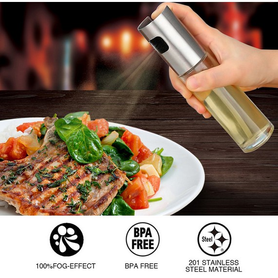 botol spray oil / botol minyak spray olive oil bbq chinese food 100ml / botol minyak spray