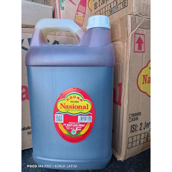 

kecap manis nasional 6kg