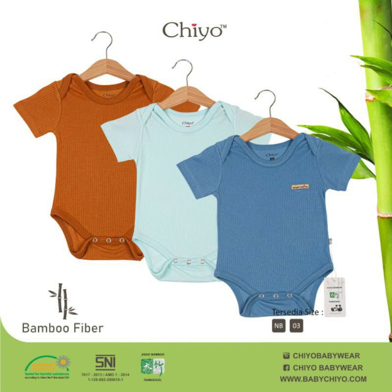 JUMPSUIT PENDEK CHIYO BAMBO NB 0-3M