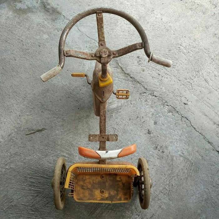 SEPEDA ANAK JADUL KUNO RODA TIGA TRI CYCLE LAWAS LIMITED