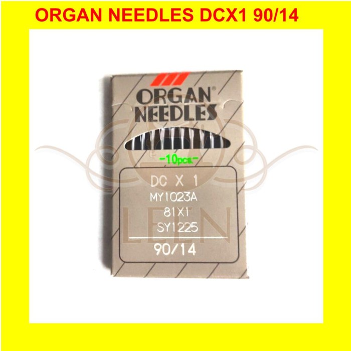 Jarum Organ DCx1 14 Original Japan DC x 1 Needles Jahit Obras LEEN