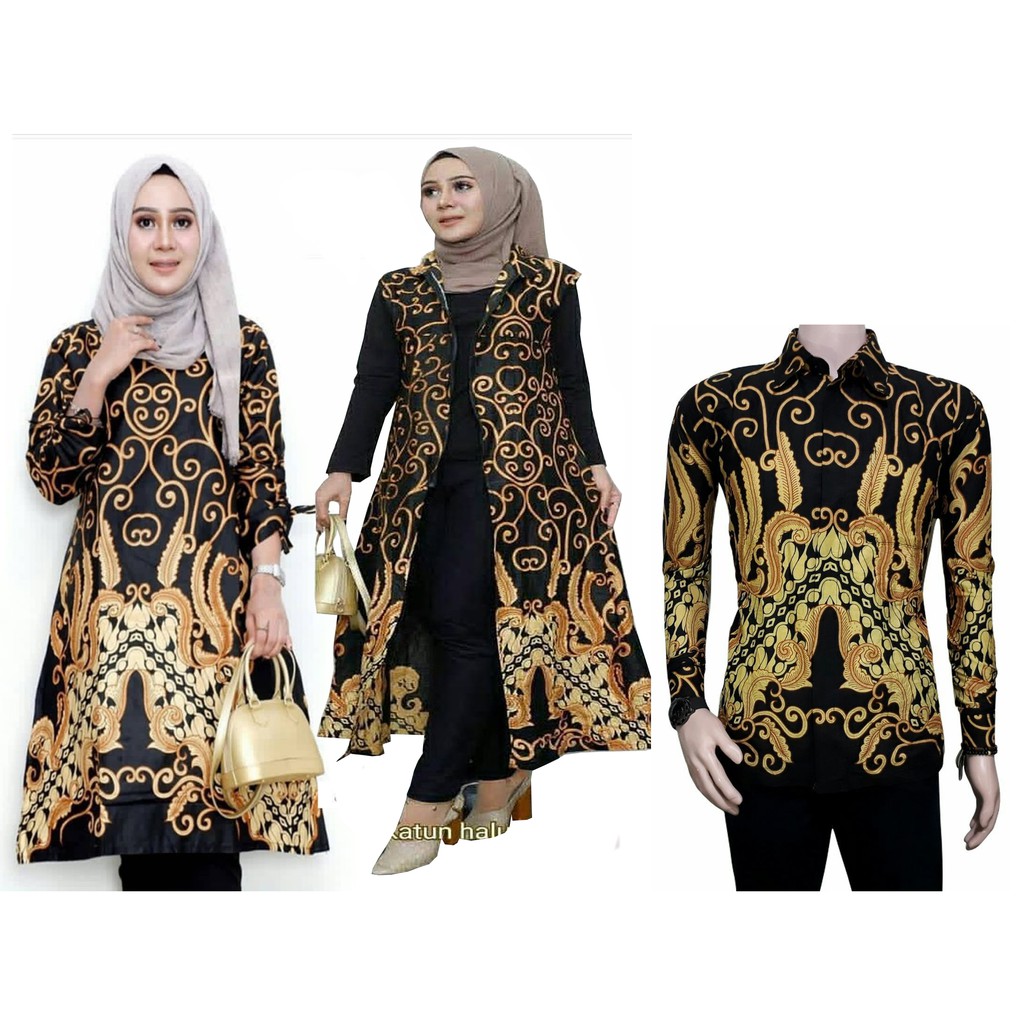 BATIK COUPLE SARIMBIT ULIR KUNING