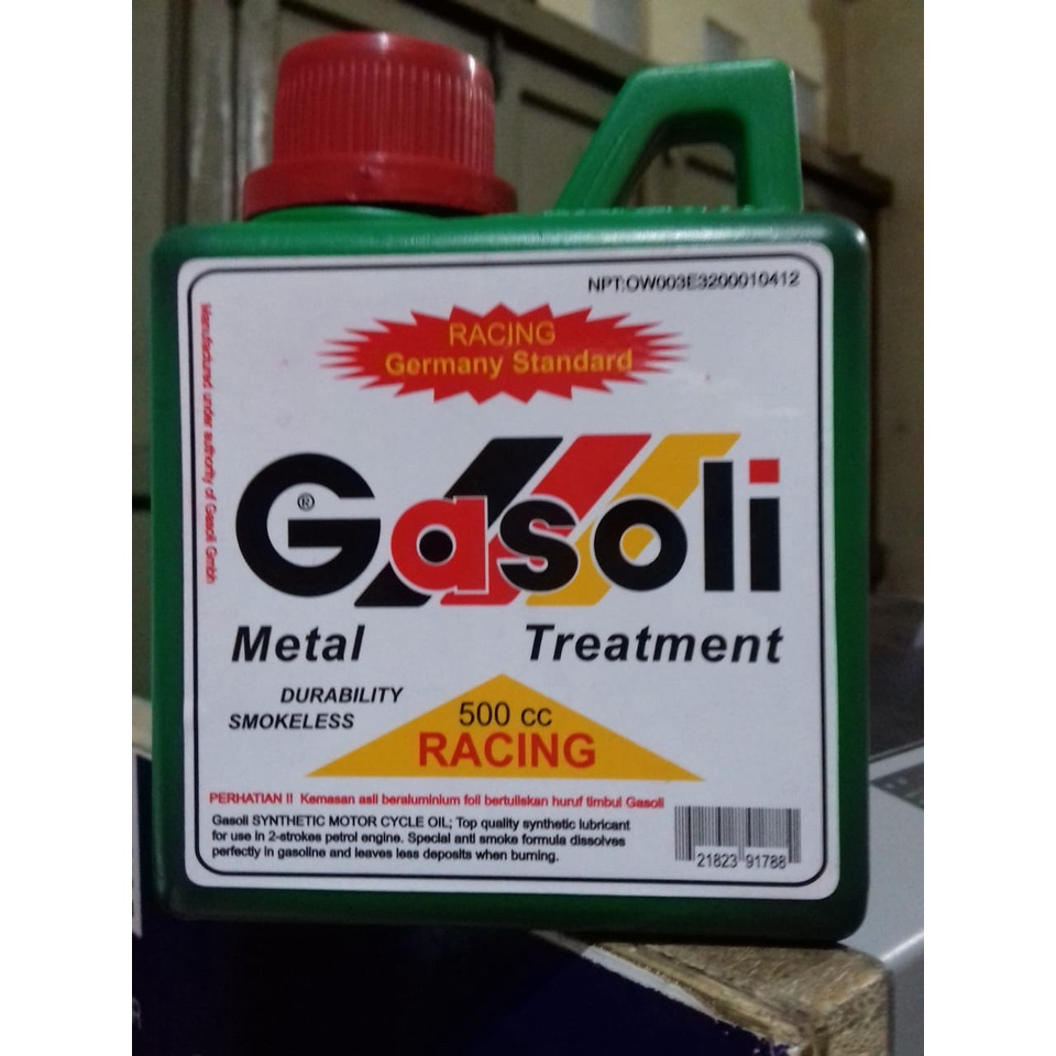 OLI OIL SAMPING GASOLI 2T 500cc GASOLI 2T RACING 500ml GASOLI 2T ASLI