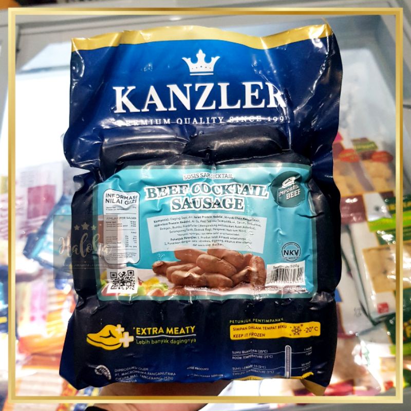 Kanzler Beef Cocktail Sausage / Sosis 500g