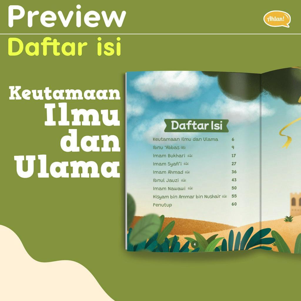 Buku Anak : Kisah Ulama Besar Saat Kanak-Kanak Dalam Menuntut Ilmu