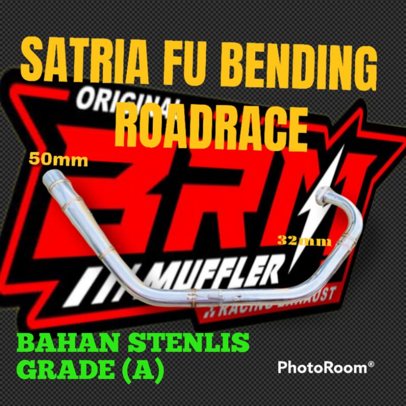 Leher KNALPOT SATRIA FU ROADRACE FULL BENDING
