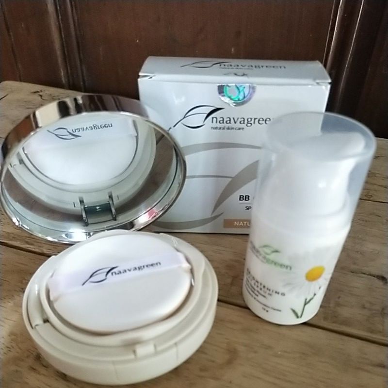 Paket Hemat Serum Plus BB Cushion Naavagreen