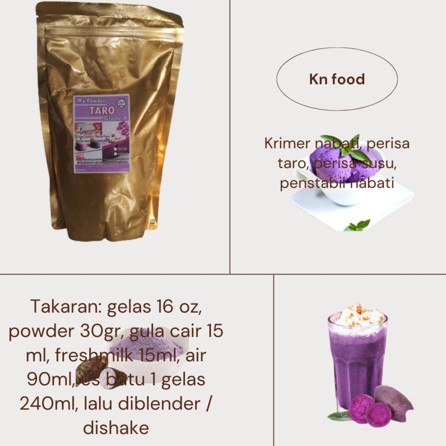 

My Powder Rasa Taro Grade A kemasan 500 Gram