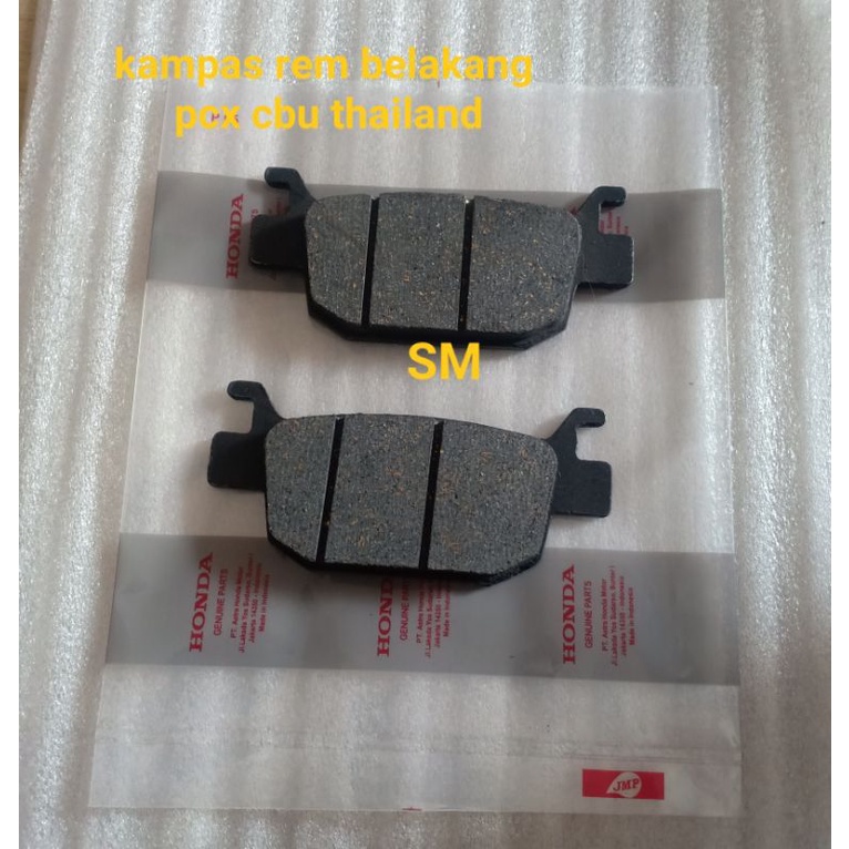kampas rem belakang pcx cbu thailand