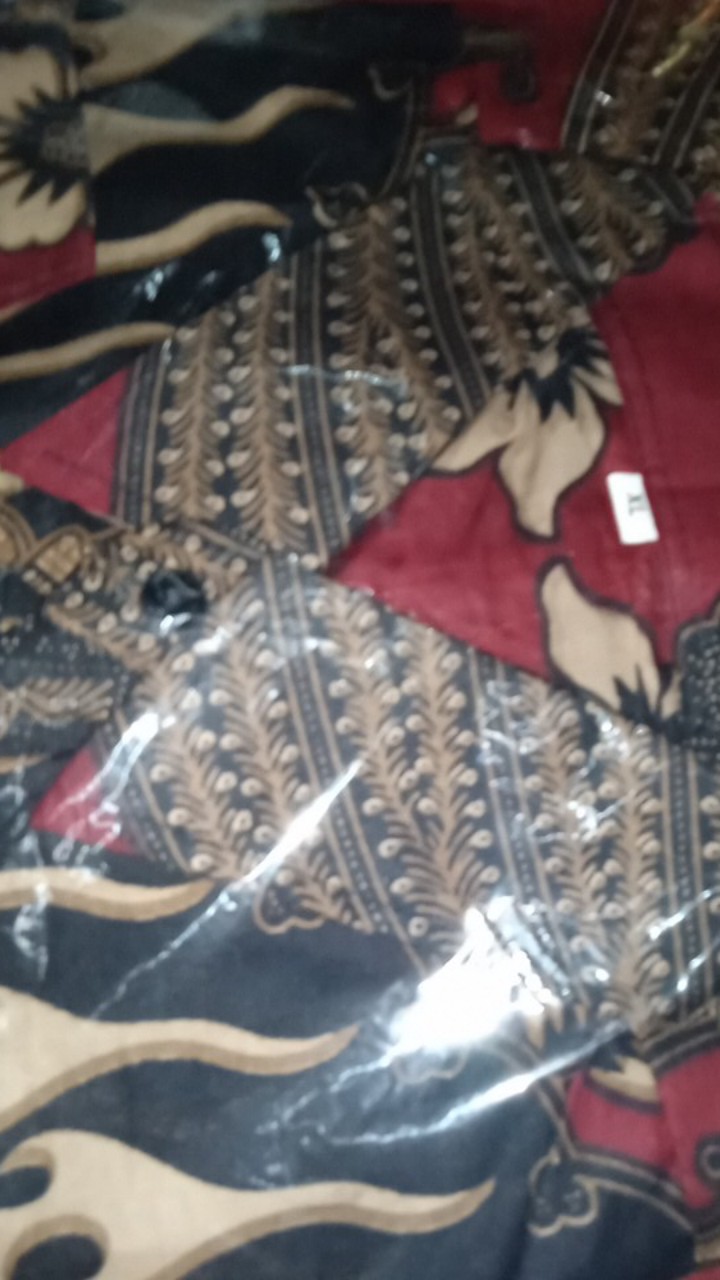 Baju Batik Pria Slimfit Big Size M L Xl Xxl Atasan Kemeja Batik Lengan Panjang Original