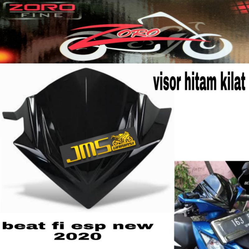 visor batok depan hitam beat deluxe 2020 zoro pnp