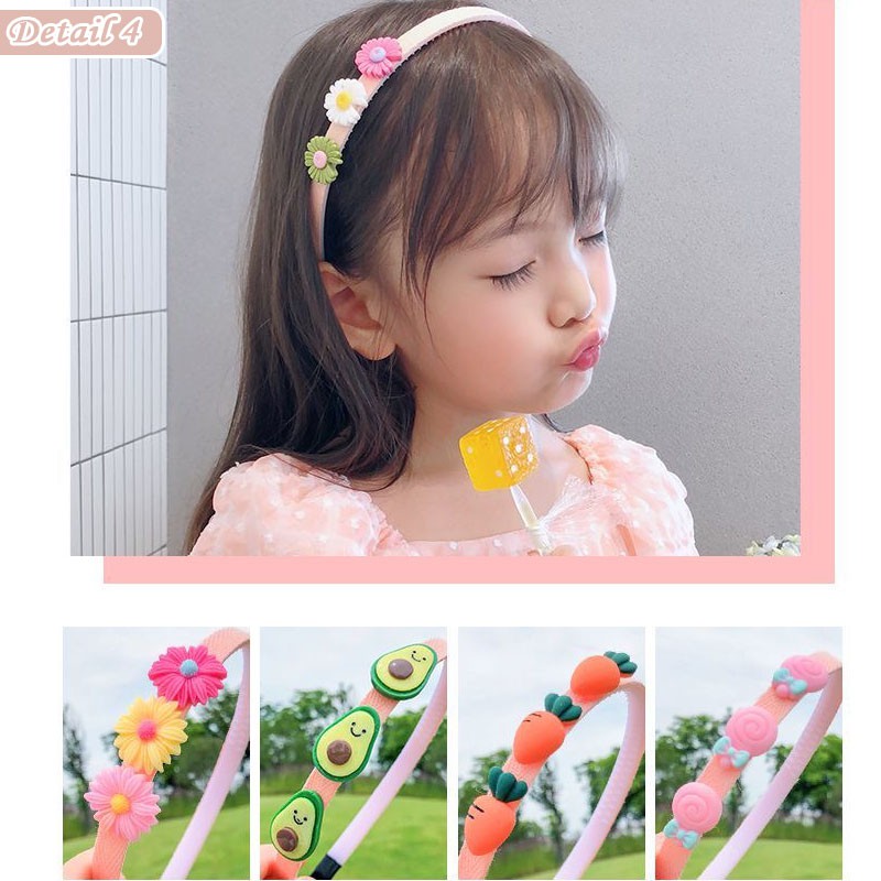 Bando Karakter Anak Perempuan Korean Style Fashion Motif Kartun BND08 COD