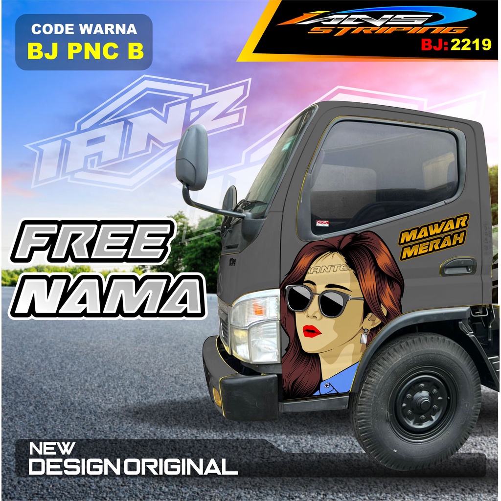 STICKER DECAL PINTU TRUK FUSO RAGASA / DECAL PINTU DUMTRUK  / STIKER MOBIL TRUK / STIKER PINTU TRUK KEREN