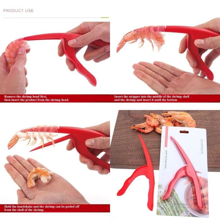 Alat Pengupas Kulit Udang Kupas Cangkang Peeler Shrimp Tiger Prawn New