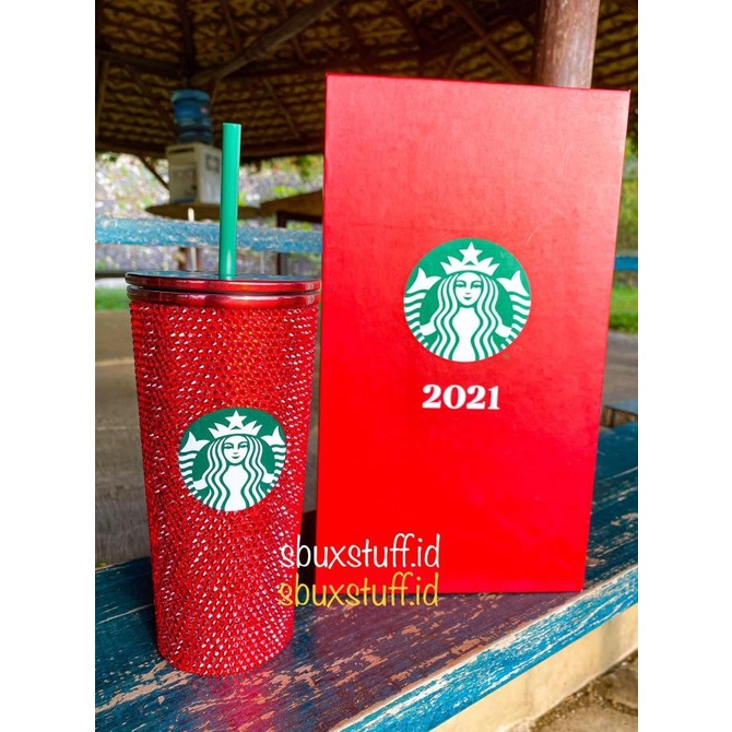 Tumbler Starbucks Studded Swarovski Bling Cup Special Holiday Season