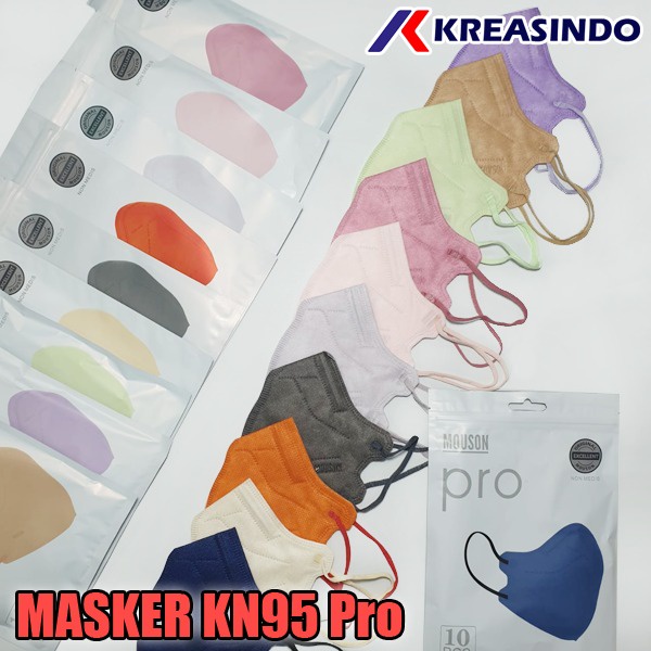 ALKINDO 5D / MOUSON Pro / CCARE 5D Masker KN95 Pro Tebal Premium Protective Face Mask 10pcs