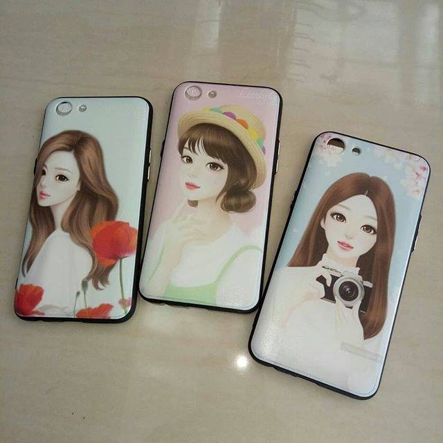 Oppo A83 Softcase Bahan Fuze Model Korea Girl Korean Case Oppo A83