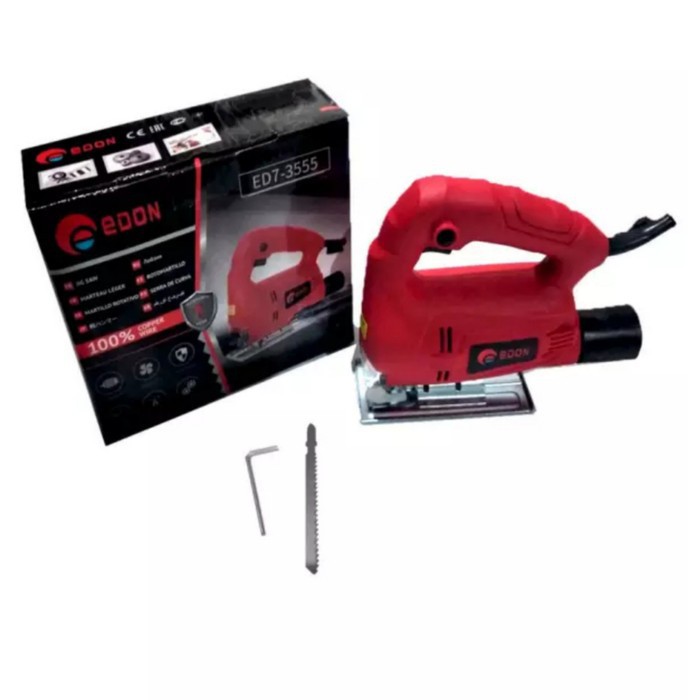 Mesin Jigsaw EDON Jig Saw Gergaji Kayu Mesin EDON ED7-3555