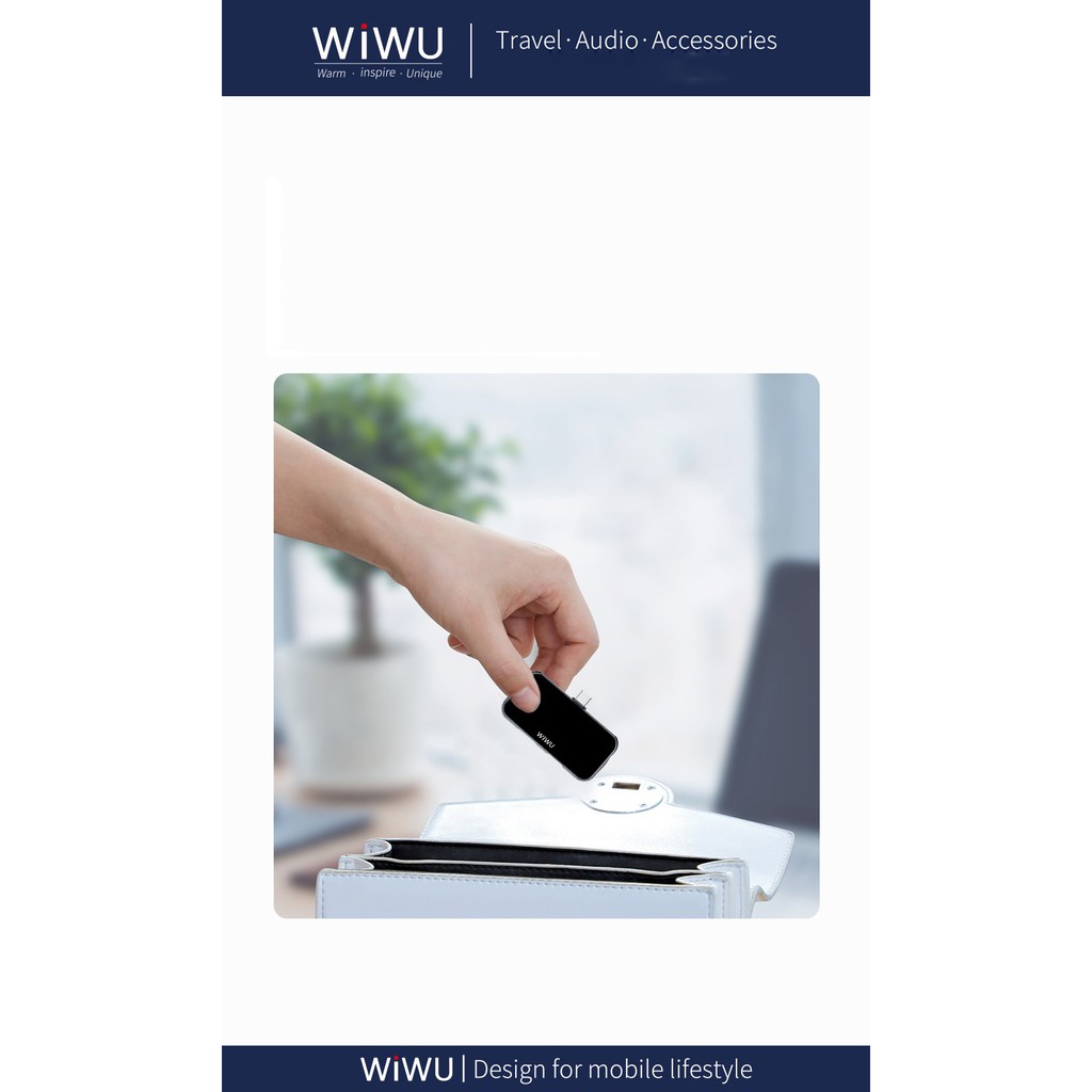 AKN88 - WIWU ALPHA T5 PRO - 4 in 1 USB-C Hub - USB 3.0 - HDMI - 3.5MM - USB-C