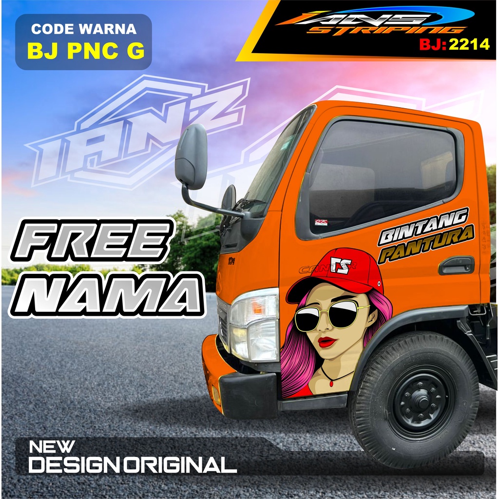 STICKER VARIASI PINTU TRUK FUSO RAGASA / DECAL PINTU DUMTRUK  / STIKER MOBIL TRUK / STIKER PINTU TRUK KEREN