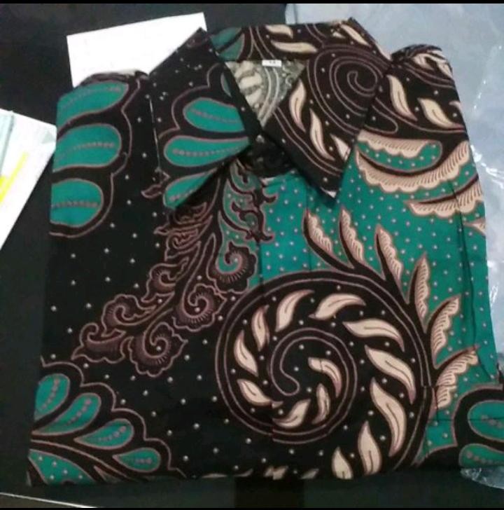 Baju Batik Pria Slimfit Big Size M L Xl Xxl Atasan Kemeja Batik Lengan Panjang Original