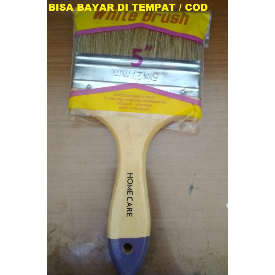 

KUAS CAT WHITE BRUSH HOME CARE 5 INCH