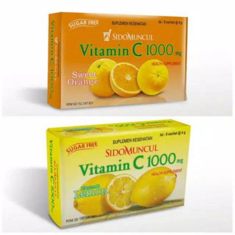 Sido muncul vitamin C 1000 lemon dan orange