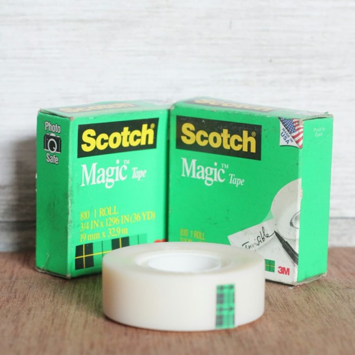 

Bagus Magic Tape Scotch 3M 19Mm Bergaransi