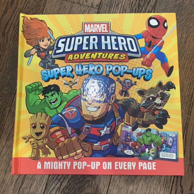 Marvel super hero adventures pop-ups