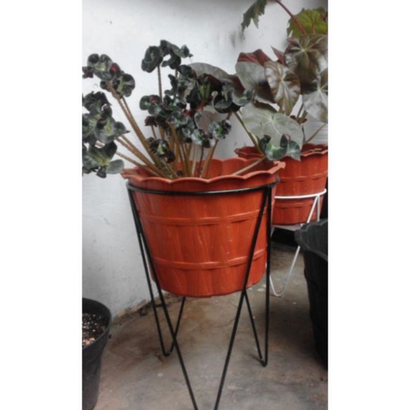 Standing pot bunga/pot tanaman ukuran 30x18