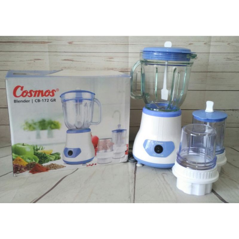 Blender Cosmos CB-172 GR, Blender Cosmos CB 172GR Kaca 1 Liter